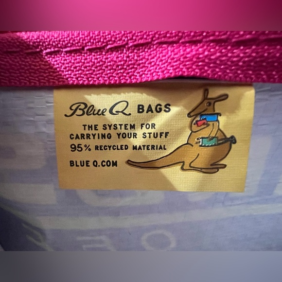 NWT Blue Q zipper pouch/pencil case/makeup brush bag - Picture 3 of 4